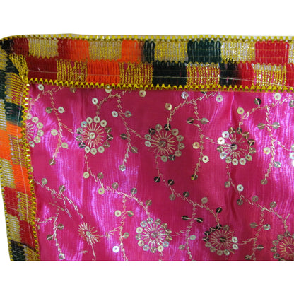 Indian Yoga Meditation Shimmer Sequin Silk Square Prayer Altar Cloth (25" x 25") - Ambali Fashion Tapestries altar cloth, beach, bohemian, boho, coverlet, curtain, decor, decoration, dorm, ea
