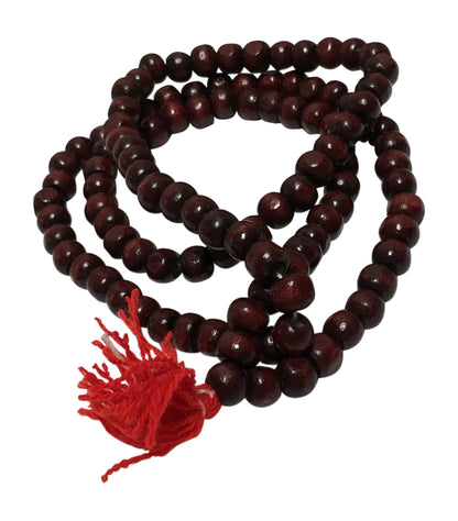 Yoga Meditation Wood Mala Prayer Bead Necklace - Ambali Fashion Necklaces 