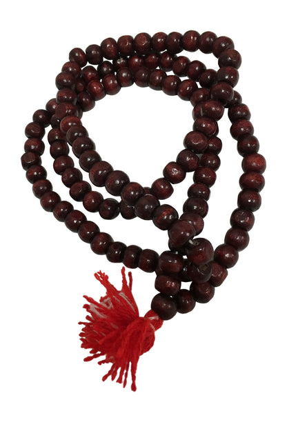 Yoga Meditation Wood Mala Prayer Bead Necklace - Ambali Fashion Necklaces 