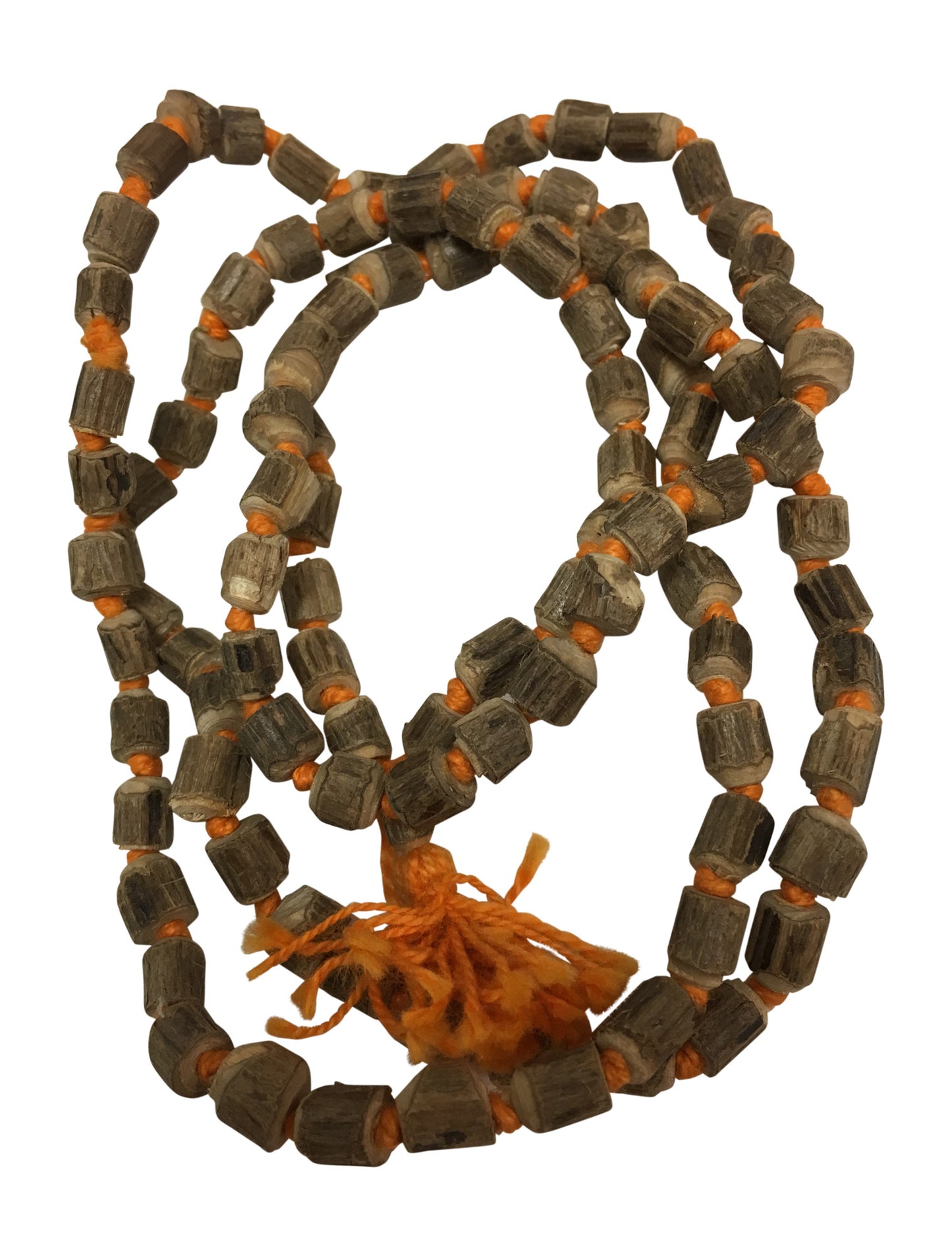 Genuine Original Vaishnava Tulsi Mala Prayer Bead Necklace - Ambali Fashion Necklaces 