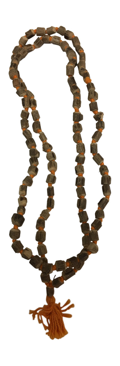 Genuine Original Vaishnava Tulsi Mala Prayer Bead Necklace - Ambali Fashion Necklaces 