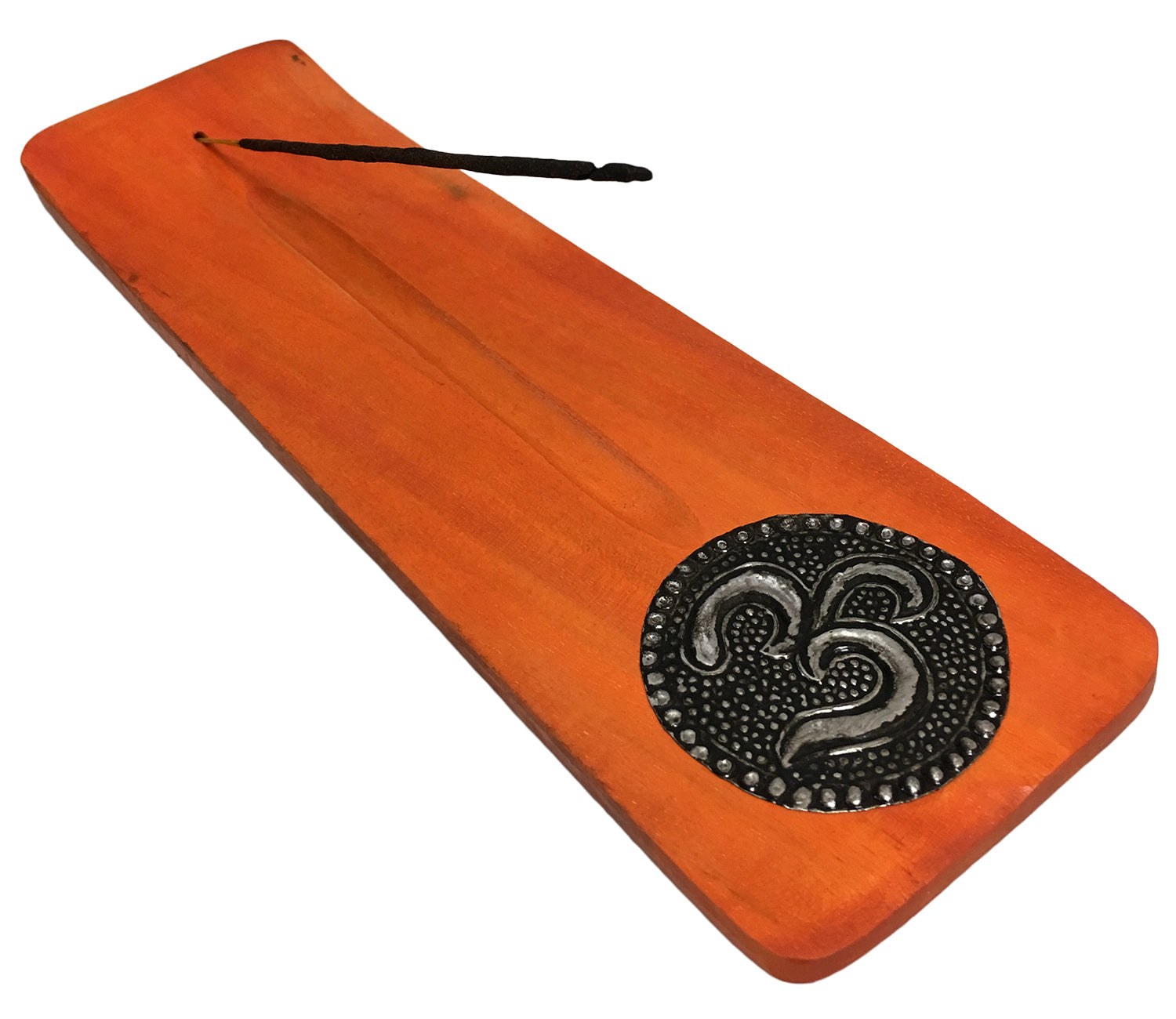 Aromatherapy Wood Om Incense Stick Holder, Burner, & Ash Catcher - Ambali Fashion Incense accessory, bohemian, classic, eastern, ethnic, gypsy, hippie, incense, indian, meditation, nagchampa,