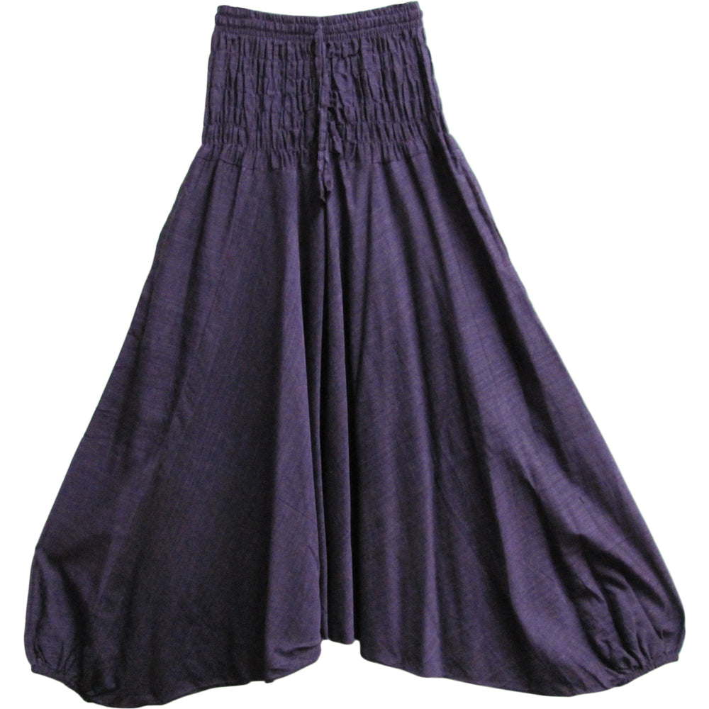 Women's Aladdin Alibaba Organic Cotton Gypsy Hippie Yoga Harem Pants - Ambali Fashion Women's Pants 