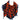 Geometric Indian Tasseled Square Orange and Blue Scarf Shawl JK175 - Ambali Fashion Evening Scarves 