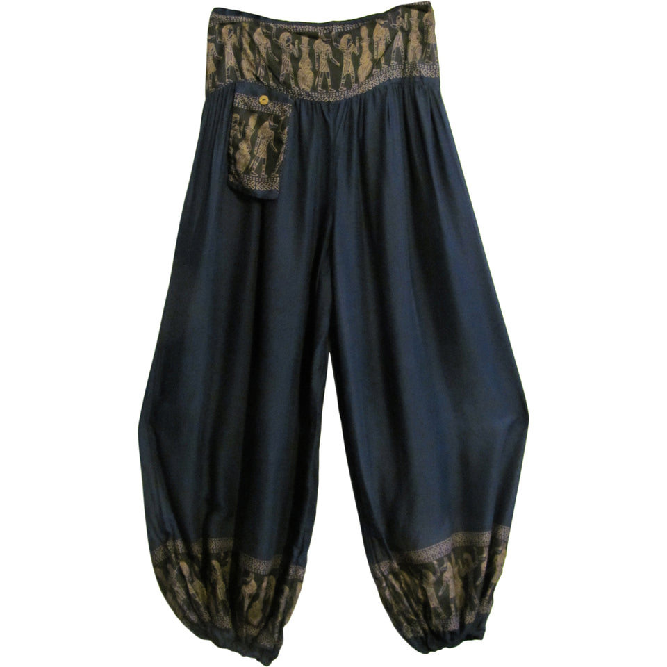 Unisex Egyptian Print Hippie Harem Pants | Boho Women Pants USA
