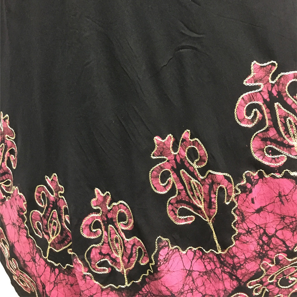 Bohemian Embroidered Batik Sleeveless Caftan Long Sun Dress Meena - Ambali Fashion Dresses beachwear, bohemian, boho, cotton, dress, ethnic, fashion, gift, india, trendy
