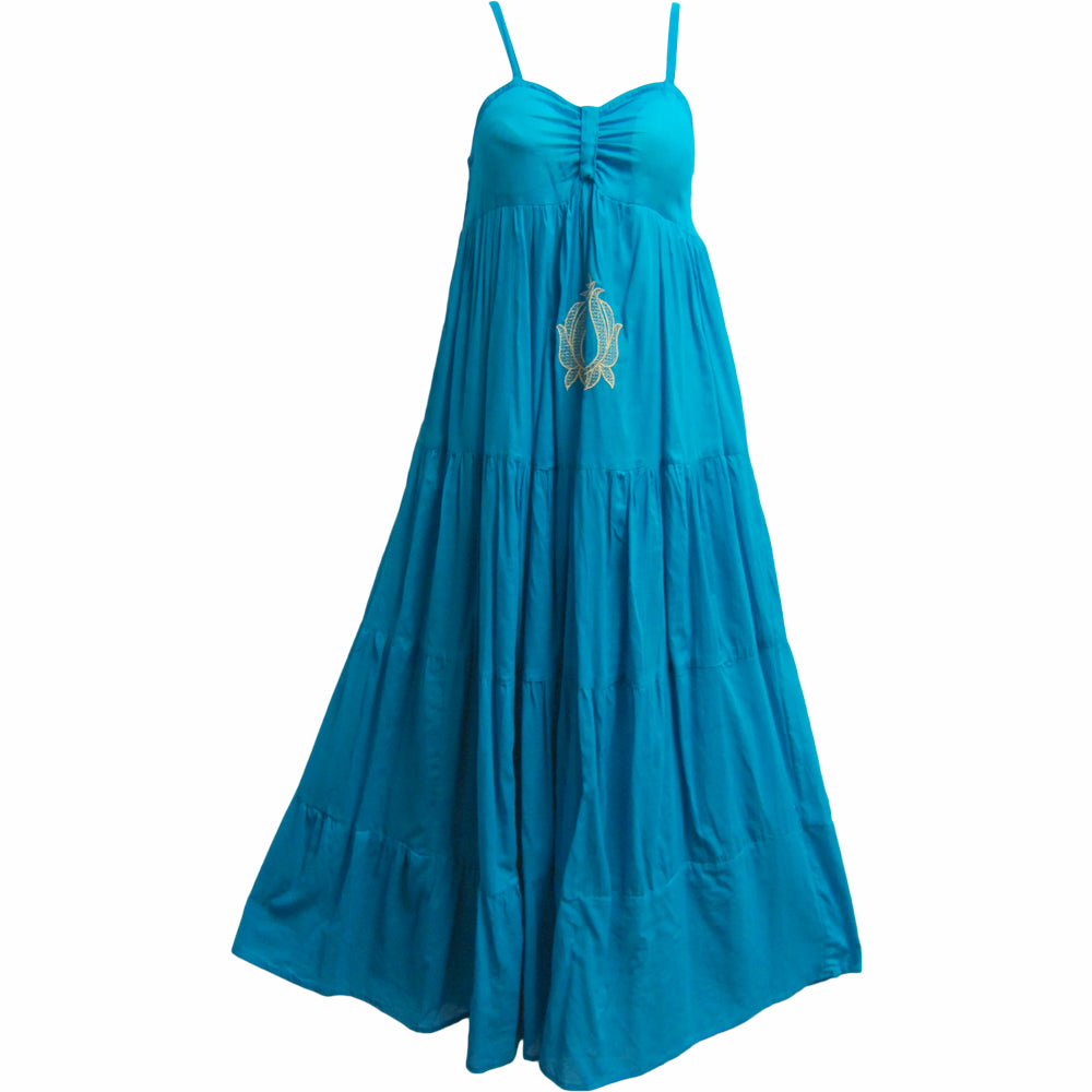 Green Mulmul Cotton Dress – Kamakhyaa
